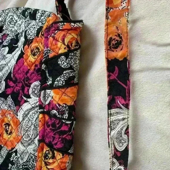 Marie Osmond Lifestyle Collection Womens Floral Quilted Fabric Bag Pre Owned - Picture 9 of 9